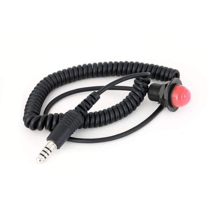 Rugged Radios — Rugged Radios Velcro Mount Steering Wheel Push to Talk (PTT) with Quick Disconnect for Intercoms