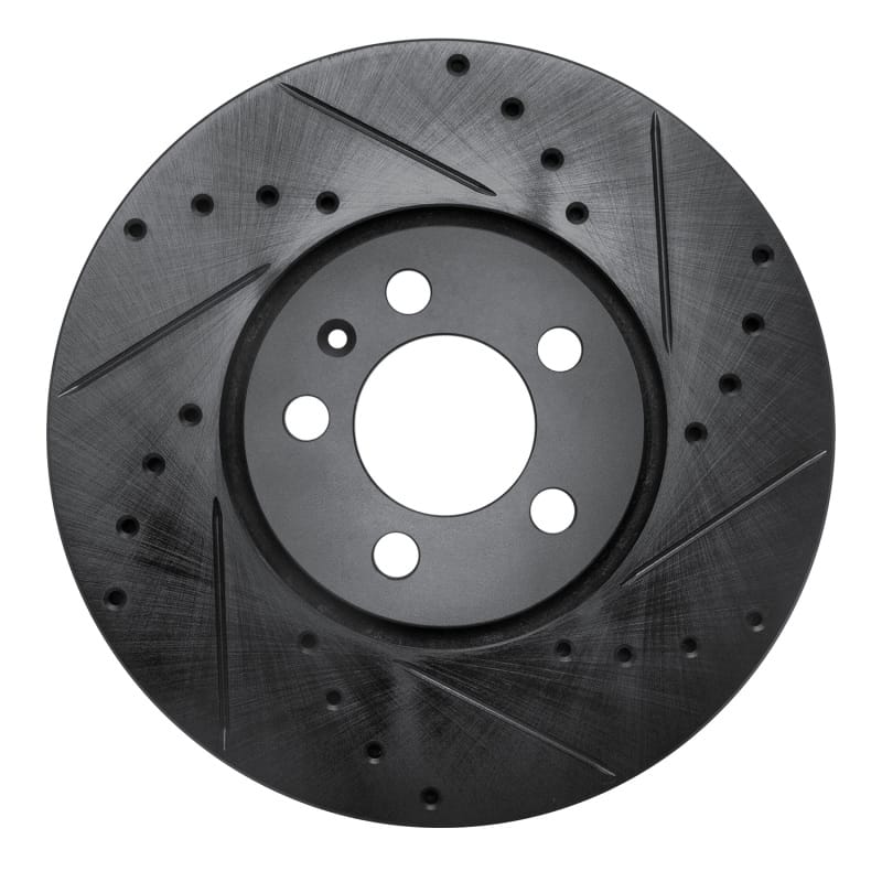 R1 Concepts — R1 96-98 Volkswagen Jetta Sedan Front Right Drilled & Slotted Black Brake Rotor
R1 Brake Rotor Drill