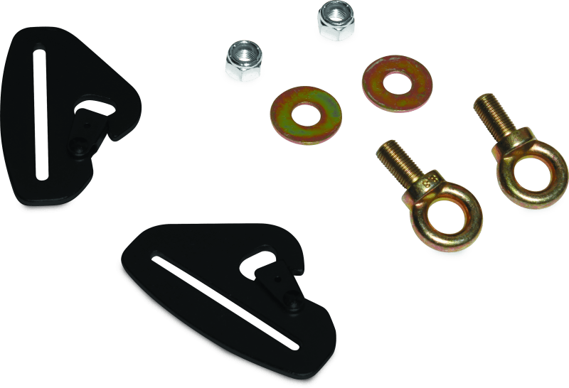 DragonFire Racing — Quick-Release Snap Hook Harness Tab Kit, 3 in.