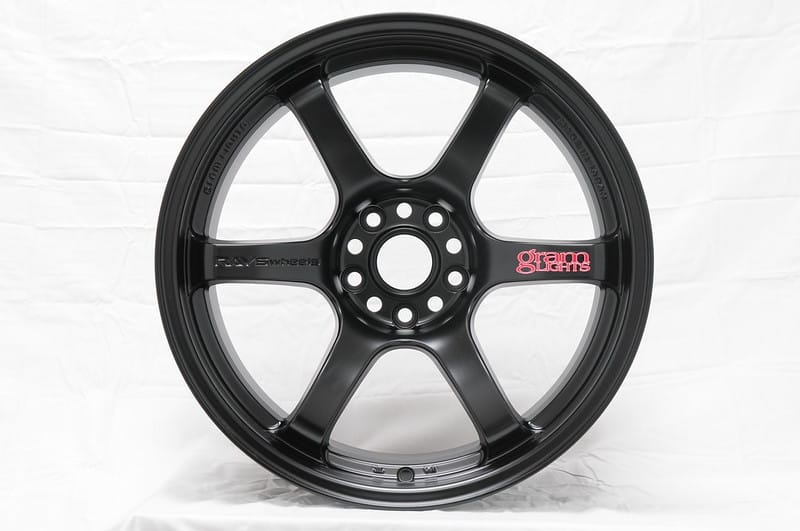 Gram Lights — Gram Lights 57DR 17x9.0 +12 5x114.3 Semi Gloss Black Wheel