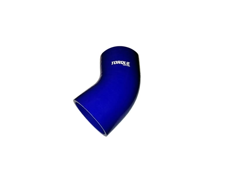 Torque Solution — Torque Solution 45 Degree Silicone Elbow: 2.5 inch Blue Universal
