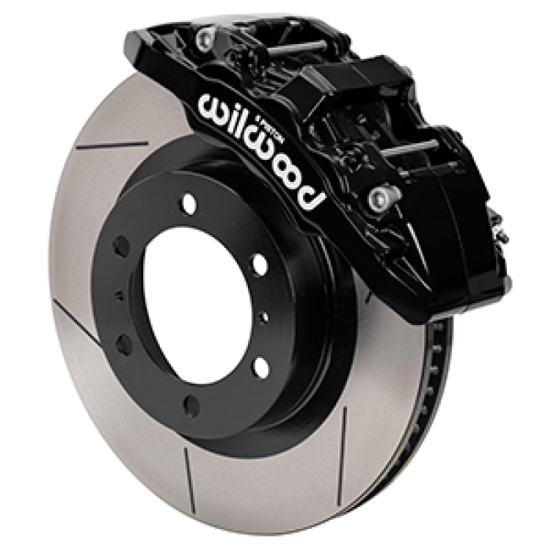 Wilwood — Wilwood 15-21 Toyota 4Runner Aero6-DM Black Front Brake Kit - Slotted