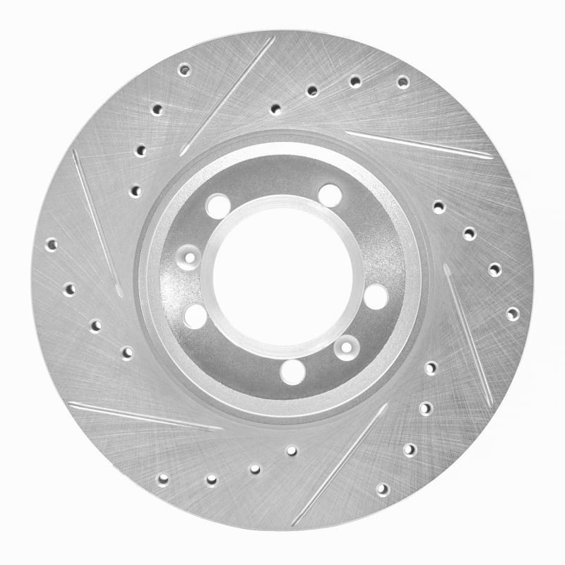 R1 Concepts — R1 81-89 Alfa Romeo Milano Front Left Drilled & Slotted Silver Brake Rotor
R1 Brake Rotor Drill