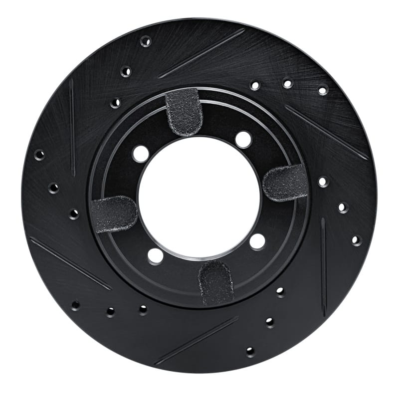 R1 Concepts — R1 91-92 Mitsubishi Mirage Front Left Drilled & Slotted Black Brake Rotor
R1 Brake Rotor Drill
