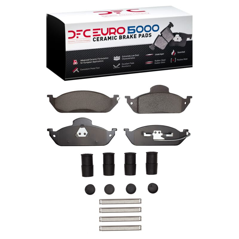 DFC — DFC 98-05 Mercedes-Benz ML320 Front Euro 5000 Ceramic Brake Pads and Hardware Kit
DFC EURO Pads + HW