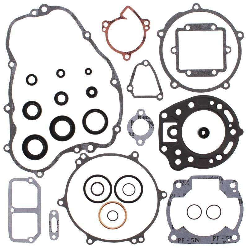Vertex Pistons — Vertex Gaskets 89-94 Kawasaki KDX200 Complete Gasket Kit w/ Oil Seals