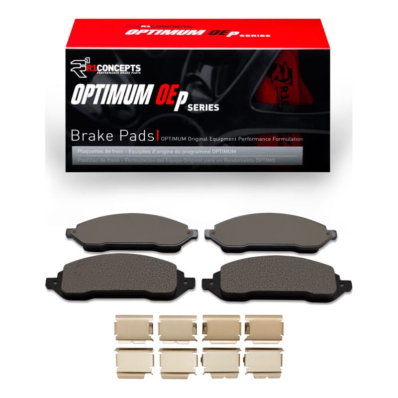 R1 Concepts — R1 04-07 Ford Freestar Front Optimum OE Pads & Hardware Kit
R1 Optimum Oe Pads a