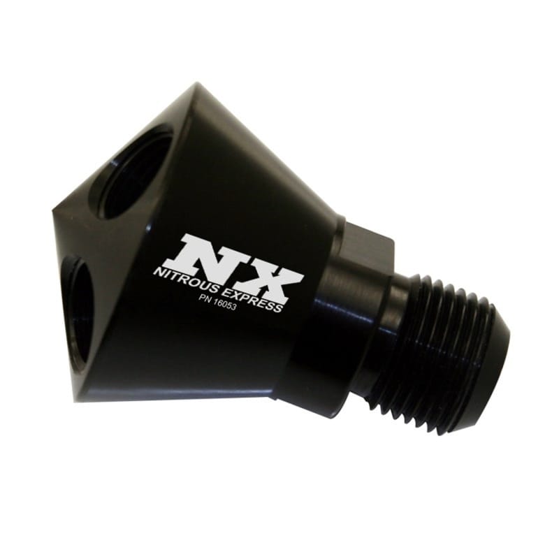 Nitrous Express — Nitrous Express 8AN 4-Port Showerhead
N2ODstributionBlk
