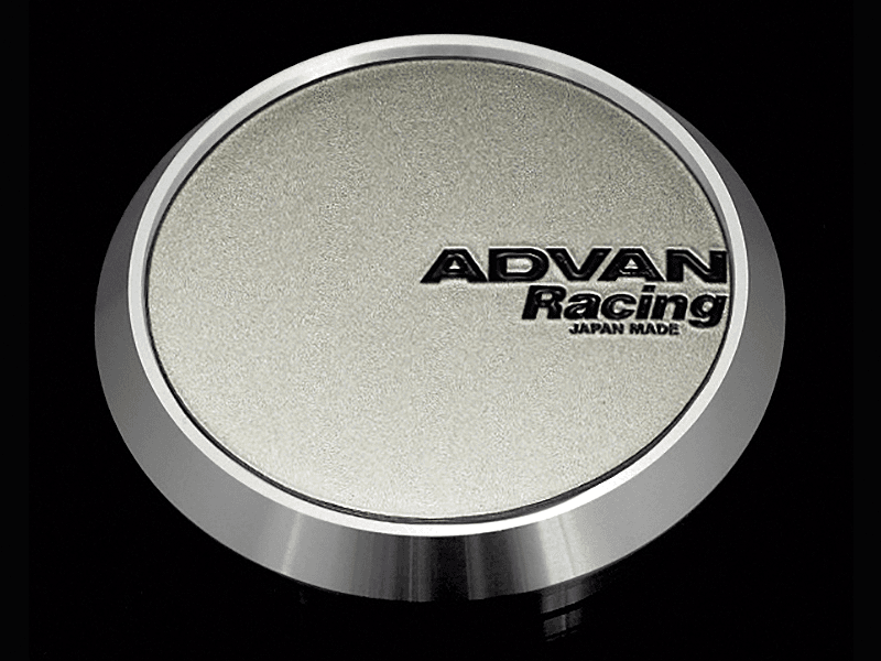 Advan — Advan 73mm Full Flat Center Cap - Racing Sand Metallic