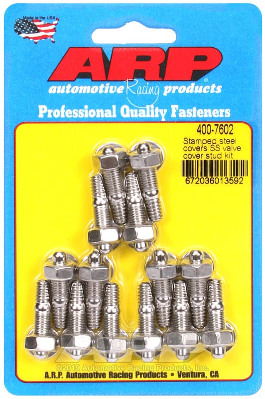 ARP — ARP Stamped Steel Covers SS Valve Cover Stud Kit