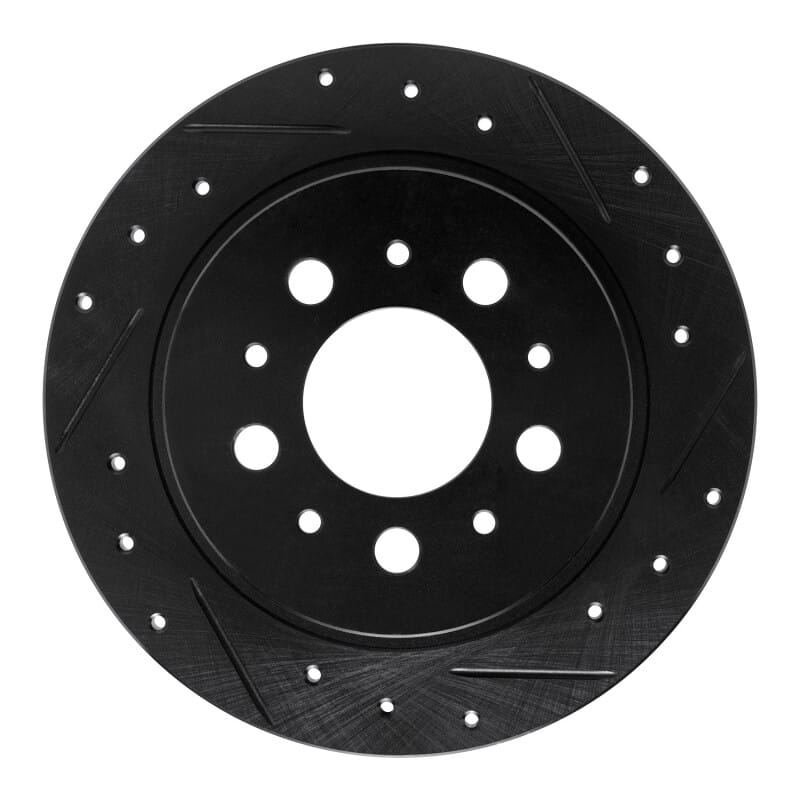 R1 Concepts — R1 88-94 Volvo 760 Series Rear Right Drilled & Slotted Black Brake Rotor
R1 Brake Rotor Drill