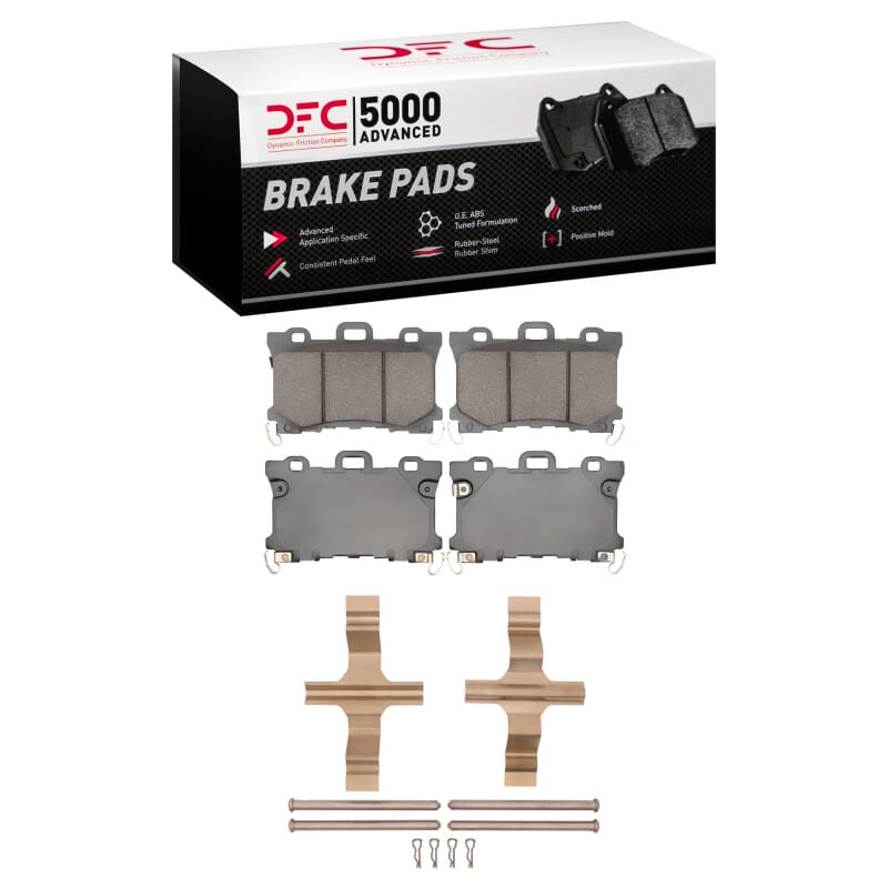 DFC — DFC 24-25 Nissan Z Front 5000 Advanced Low Metallic Brake Pads and Hardware Kit
DFC Brake Pad Set