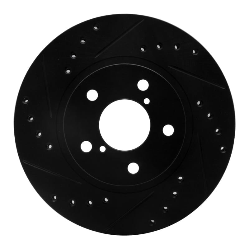 R1 Concepts — R1 90-01 Subaru Impreza Front Left Drilled & Slotted Black Brake Rotor
R1 Brake Rotor Drill