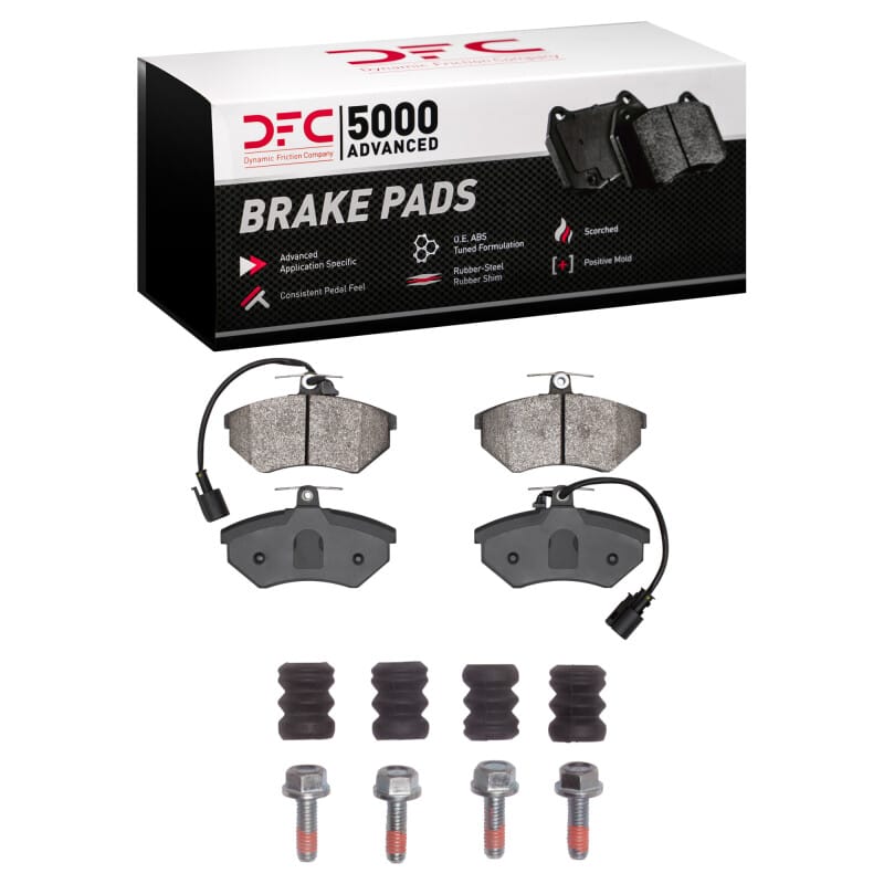 DFC — DFC 94-95 Volkswagen Golf Front 5000 Advanced Semi Metallic Brake Pads and Hardware Kit
DFC Brake Pad Set