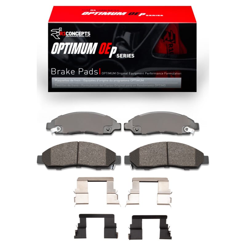 R1 Concepts — R1 04-08 Chevrolet Colorado Front Optimum OE Pads & Hardware Kit
R1 Optimum Oe Pads a
