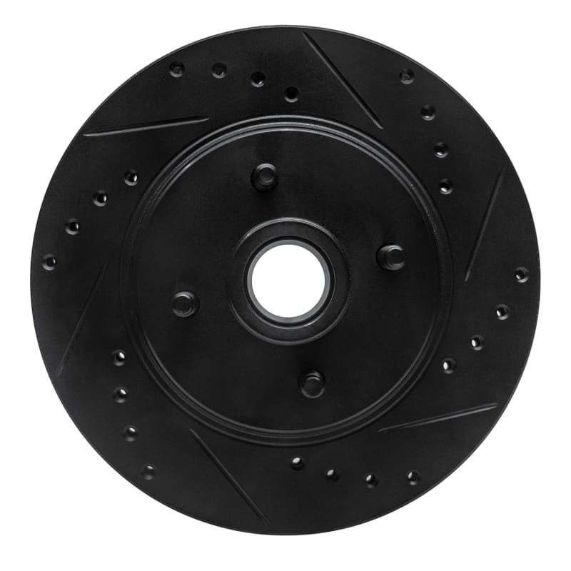 R1 Concepts — R1 87-88 Ford Thunderbird Front Right Drilled & Slotted Black Brake Rotor
R1 Brake Rotor Drill