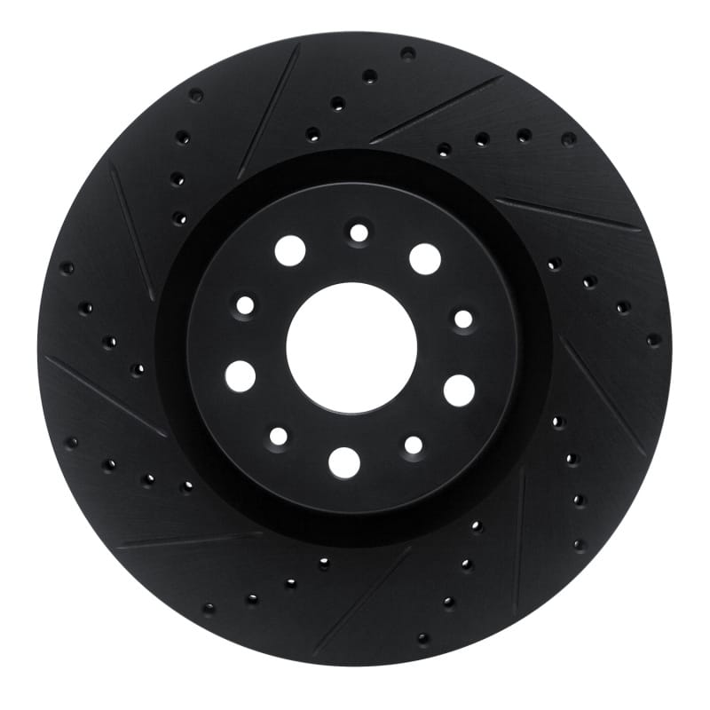 R1 Concepts — R1 14-25 Cadillac CTS Front Left Drilled & Slotted Black Brake Rotor
R1 Brake Rotor Drill