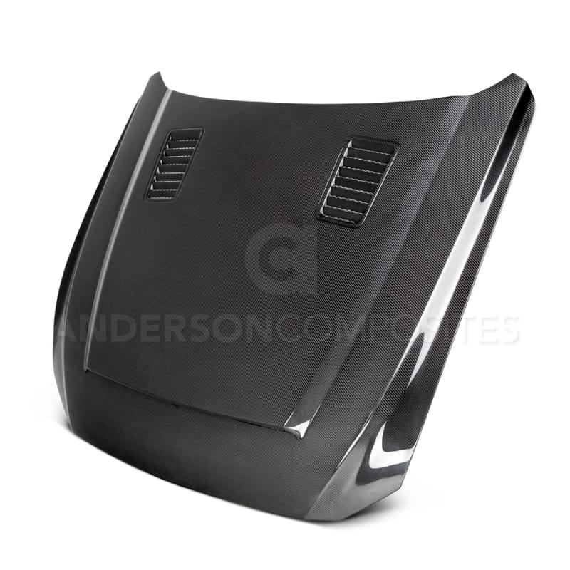 Anderson Composites — Anderson Composites 15-17 Ford Mustang (Excl. GT350/GT350R) Super Snake Double Sided Hood