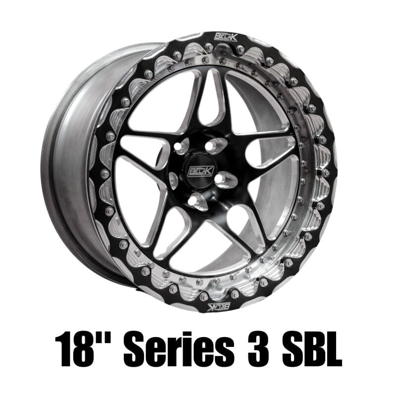 Belak Wheels — Belak 18x6 / 2.75in BS / 5x4.75 BP / High Pad / Series 3 Wheel - Non-Beadlock