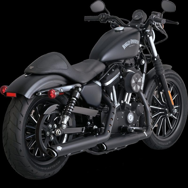 Vance and Hines — Vance & Hines HD Sportster 14-22 Twin Slash 3In PCX Slip-On Exhaust