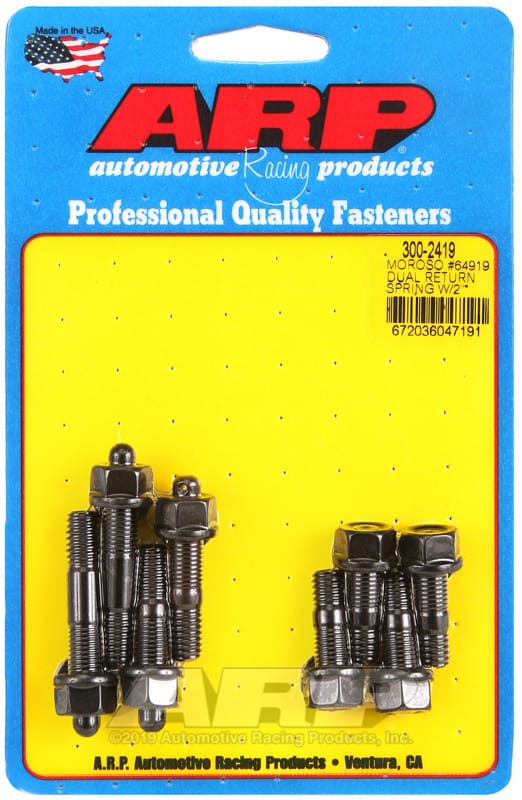 ARP — ARP Moroso 64919 dual return spring w/2in spacer plate pro series carb stud kit