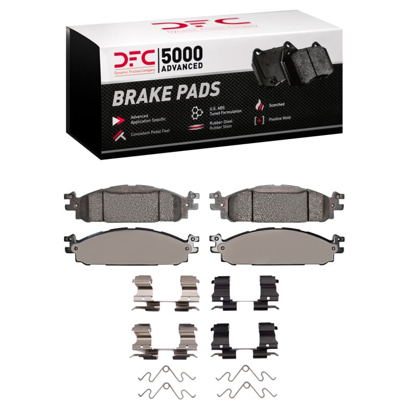 DFC — DFC 11-19 Ford Explorer Front 5000 Advanced Ceramic Brake Pads and Hardware Kit
DFC Brake Pad Set