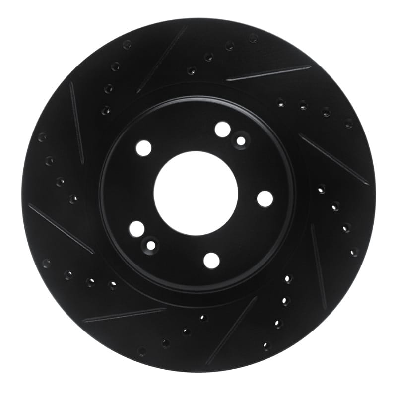 R1 Concepts — R1 15-25 Hyundai Kona EV Front Left Drilled & Slotted Black Brake Rotor
R1 Brake Rotor Drill