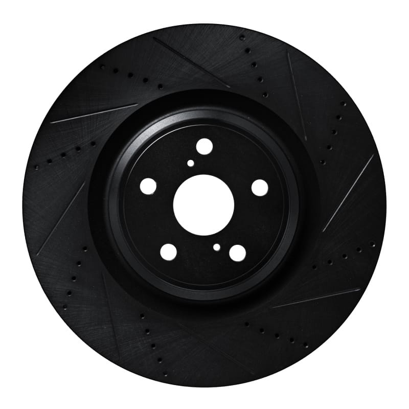 R1 Concepts — R1 10-17 Lexus LS460 Left Front Drilled & Slotted Black Brake Rotor
R1 Brake Rotor Drill