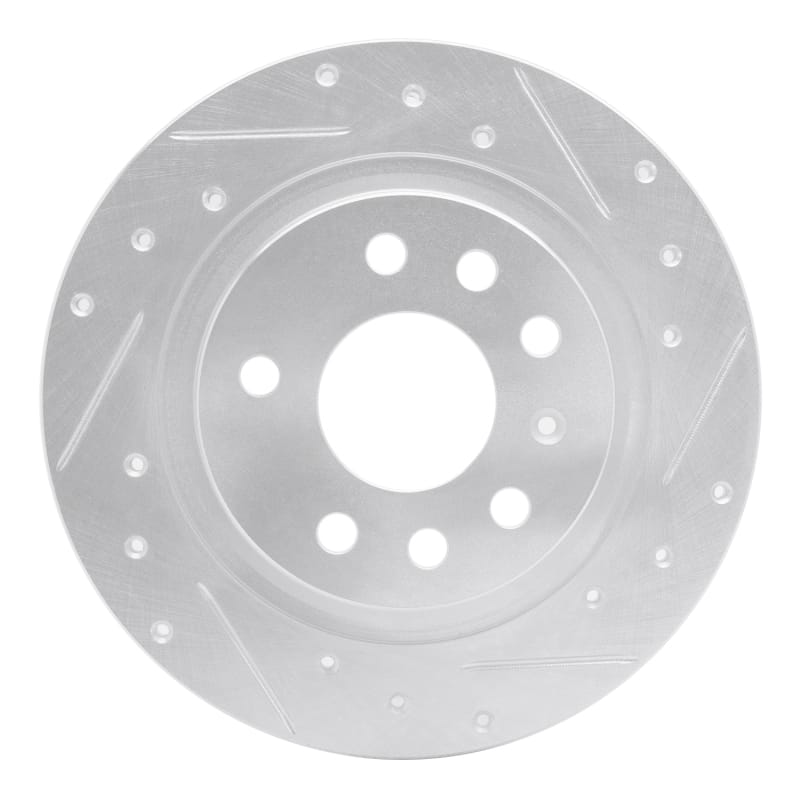 R1 Concepts — R1 03-11 Cadillac BLS (Mexico) Rear Right Drilled & Slotted Silver Brake Rotor
R1 Brake Rotor Drill