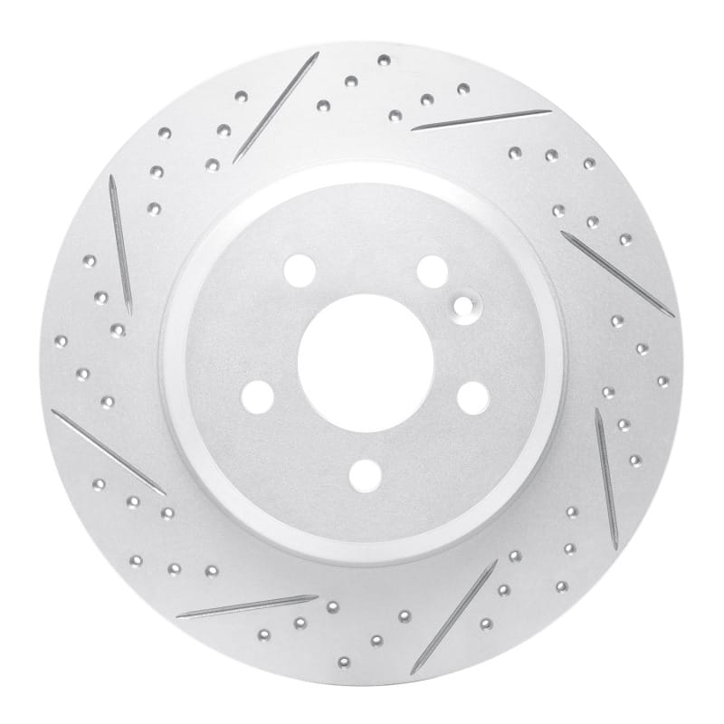 R1 Concepts — R1 00-05 Mercedes-Benz Ml430 Rear Left Drilled & Slotted Geo-Carbon Rotor
