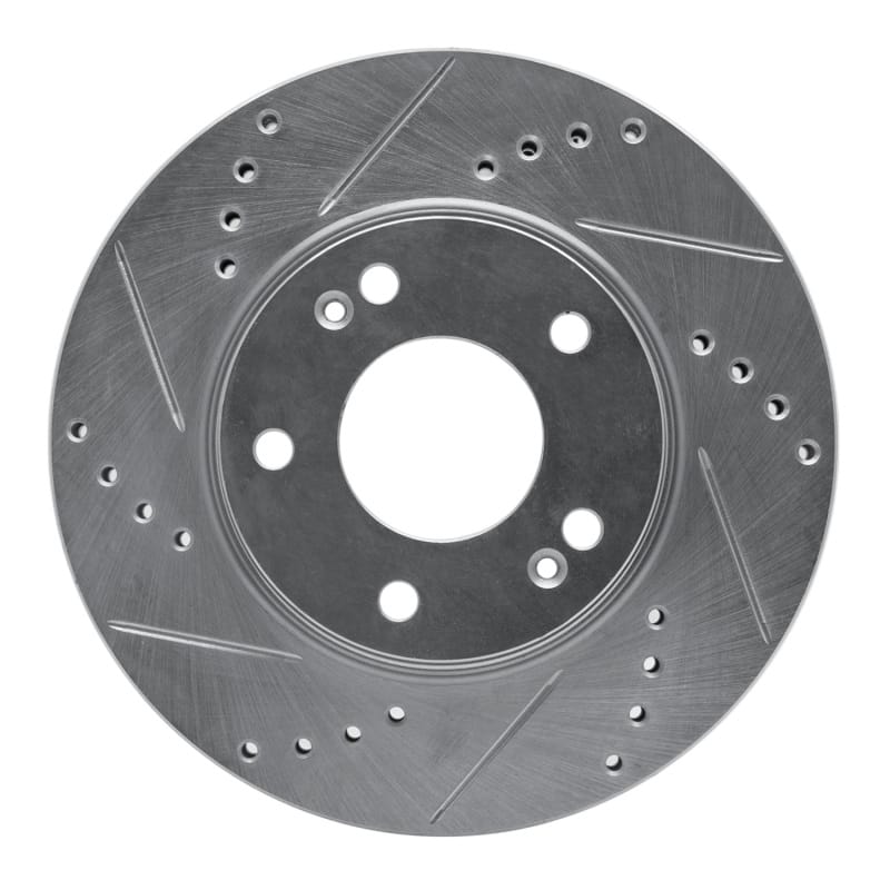 R1 Concepts — R1 01-05 Hyundai SANTA FE Front Left Drilled & Slotted Silver Brake Rotor
R1 Brake Rotor Drill