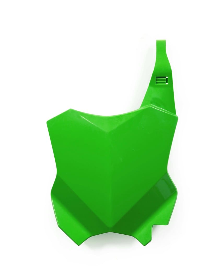 Acerbis — Acerbis 16-24 Kawasaki KX250F/ KX250/ KX250X/450X/ KX450F/ KX450 Front Number Plate - Green