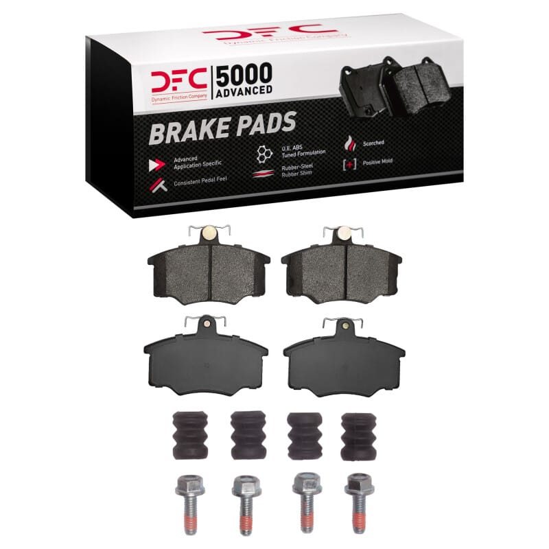 DFC — DFC 82-83 Audi Coupe Front 5000 Advanced Semi Metallic Brake Pads and Hardware Kit
DFC Brake Pad Set