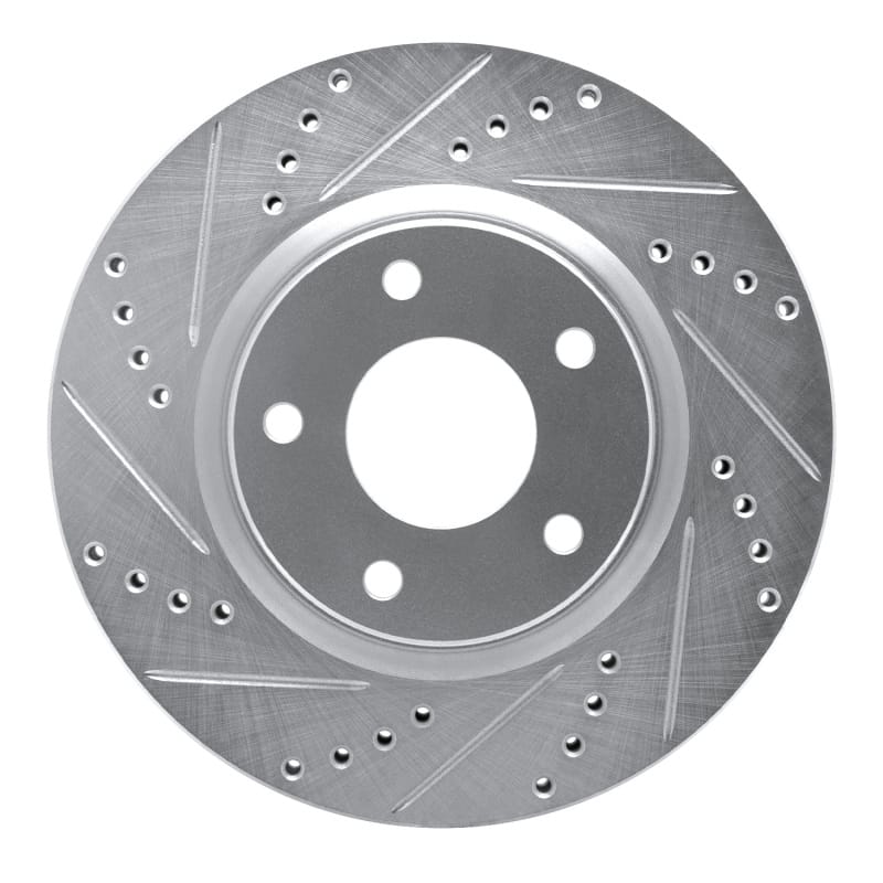 R1 Concepts — R1 82-85 Mercedes-Benz 500SEC Front Left Drilled & Slotted Silver Brake Rotor
R1 Brake Rotor Drill