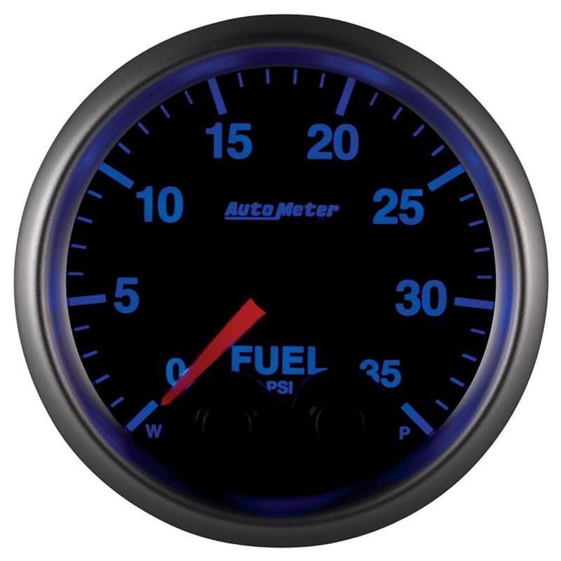 AutoMeter — GAUGE, FUEL PRESS, 2 1/16", 35PSI, STEPPER MOTOR W/PEAK & WARN, ELITE