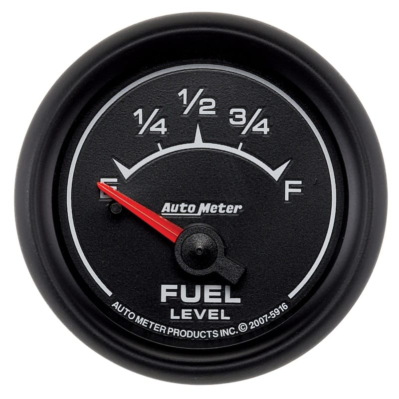 AutoMeter — AutoMeter Gauge Fuel Level 2-1/16in. 240 Ohm(e) to 33 Ohm(f) Elec Es
GA 2" FUEL 240-33 ES