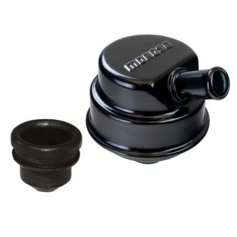 Moroso — Moroso 1-1/4in ID Push-In Oil Separator Breather - Black