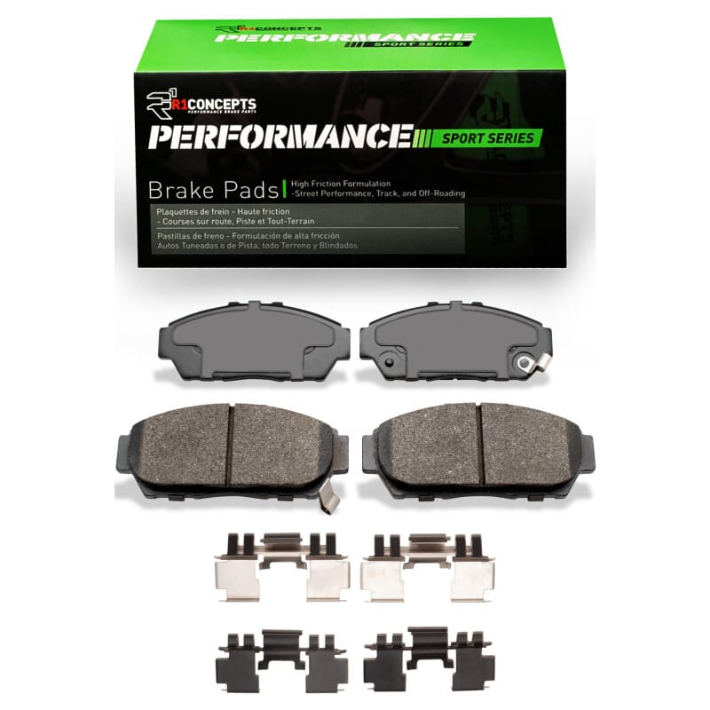 R1 Concepts — R1 93-01 Acura Integra Front Performance Sport Brake Pads & Hardware Kit
R1 Performance Sport