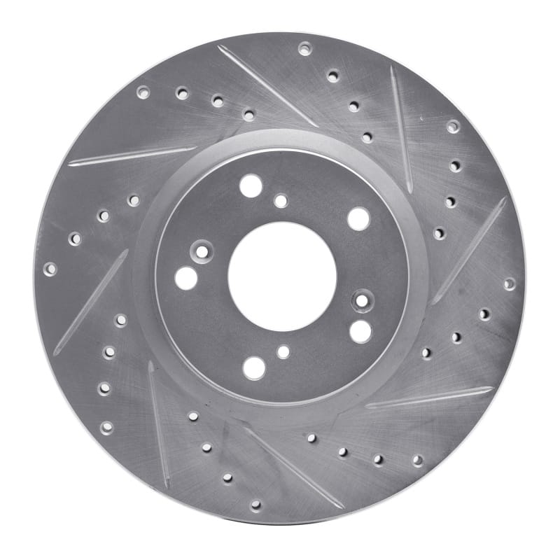R1 Concepts — R1 06-15 Honda Civic Si Front Right Drilled & Slotted Silver Brake Rotor
R1 Brake Rotor Drill