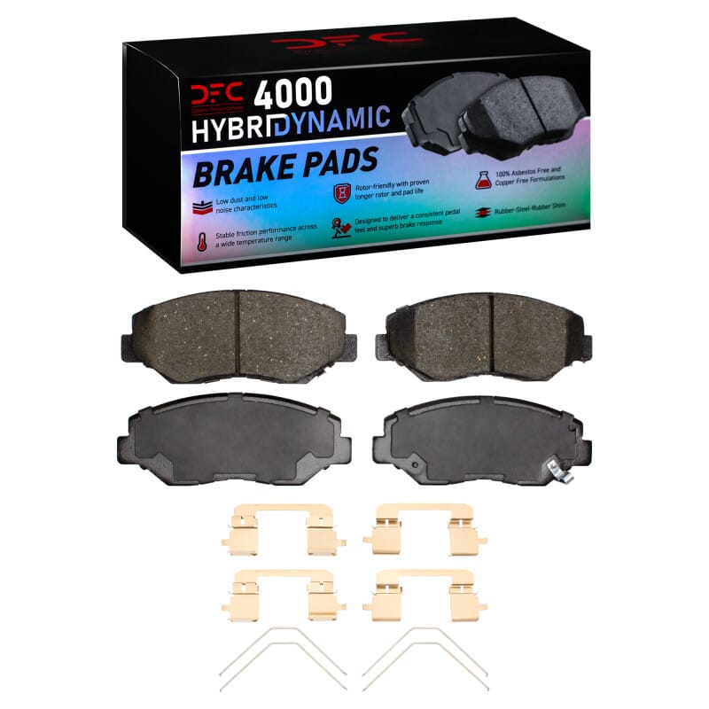 DFC — DFC 12-15 Honda Civic Front 4000 HybriDynamic Brake Pads and Hardware Kit
DFC Brake Pad Set