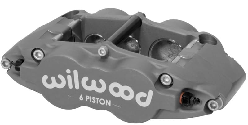 Wilwood — Wilwood Caliper-Forged Superlite 6R-L/H 1.62/1.12/1.12in Pistons 1.25in Disc
BRAKE CALIPER