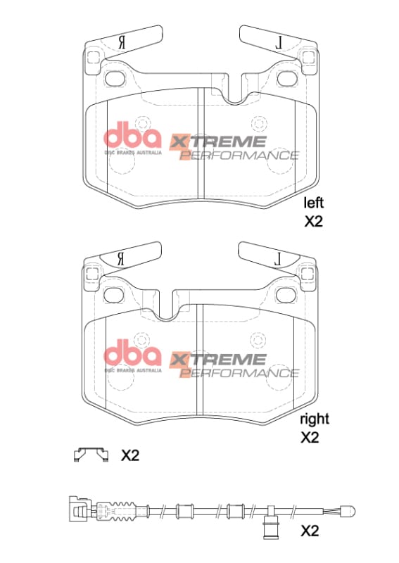 DBA — DBA 15-20 Lexus GS F / 15-21 Lexus RC F XP Performance Rear Brake Pads
Brake Rotor