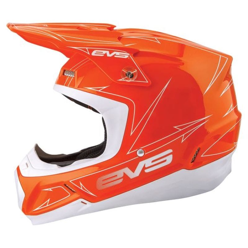 EVS — EVS T5 Pinner Helmet Orange/White - XS