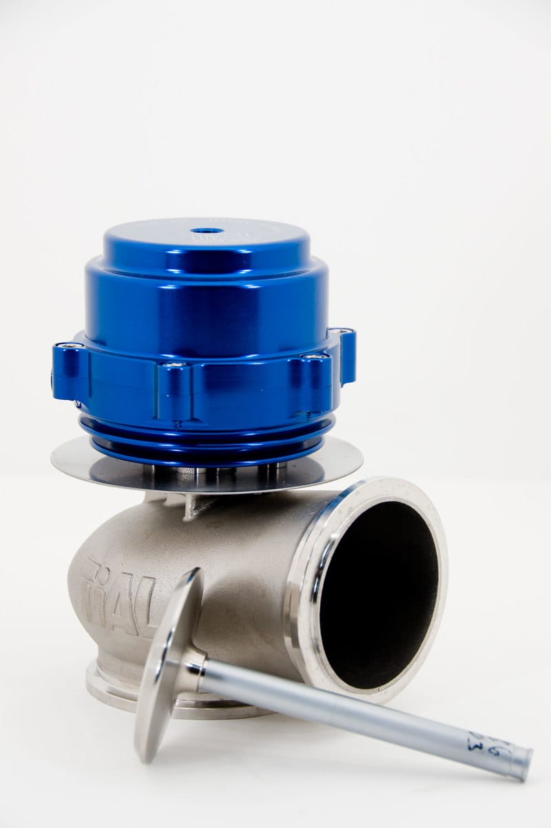 TiALSport — TiAL Sport V60 Wastegate 60mm .149 Bar (2.17 PSI) w/Clamps - Blue