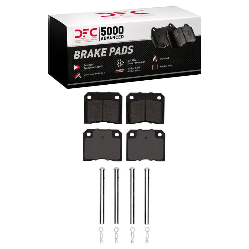 DFC — DFC 68-83 DeLorean DMC 12 Rear 5000 Advanced Low Metallic Brake Pads and Hardware Kit
DFC Brake Pad Set