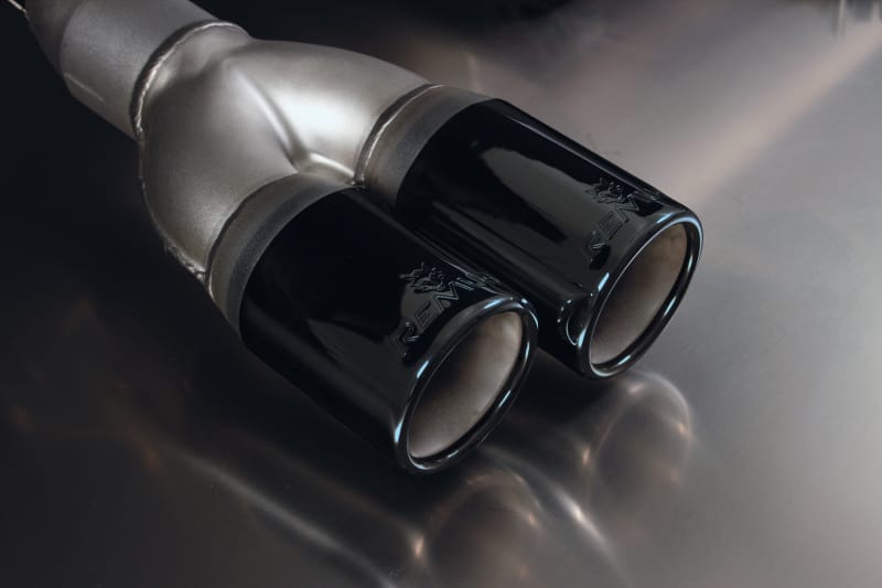 Remus — Remus 2012 BMW 3 Series F30/F31 2.0L (N20B20B) 76mm Black Chrome Tail Pipe Set