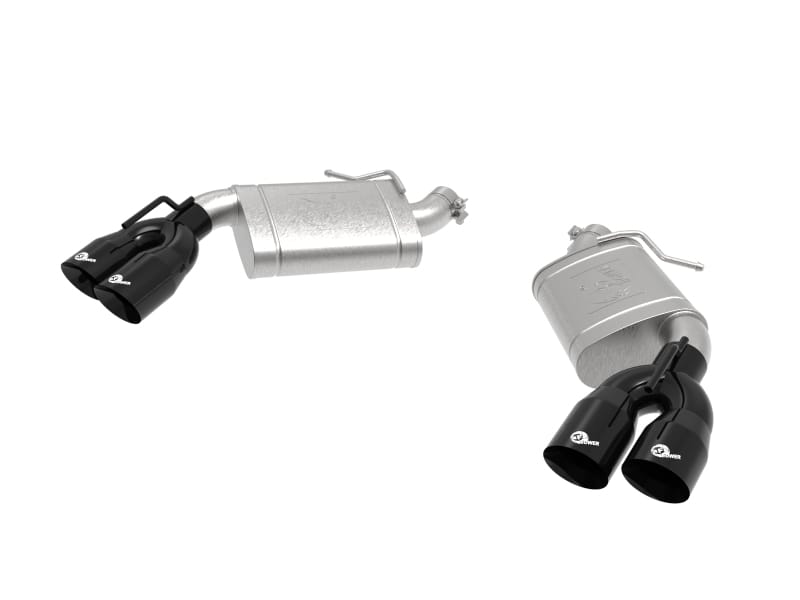 aFe — aFe POWER MACH Force-Xp 3in Axle-Back Exhaust 16-20 Chevrolet Camaro SS V8 6.2L w/Mufflers - Black
Axle-Back Exhaust