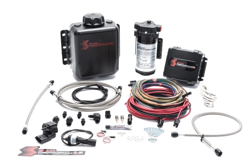 Snow Performance — Snow Performance Stg 4 Boost Cooler Platinum Water Injection Kit (w/SS Braid Line and 4AN Fitting)
Water/Meth Inject Kt
