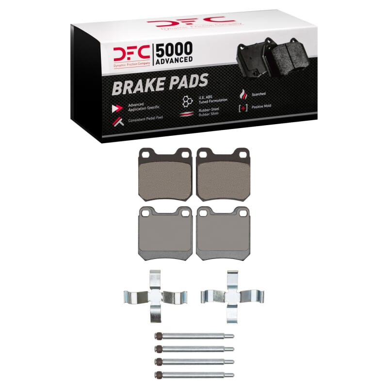 DFC — DFC 97-01 Cadillac Catera Rear 5000 Advanced Low Metallic Brake Pads and Hardware Kit
DFC Brake Pad Set