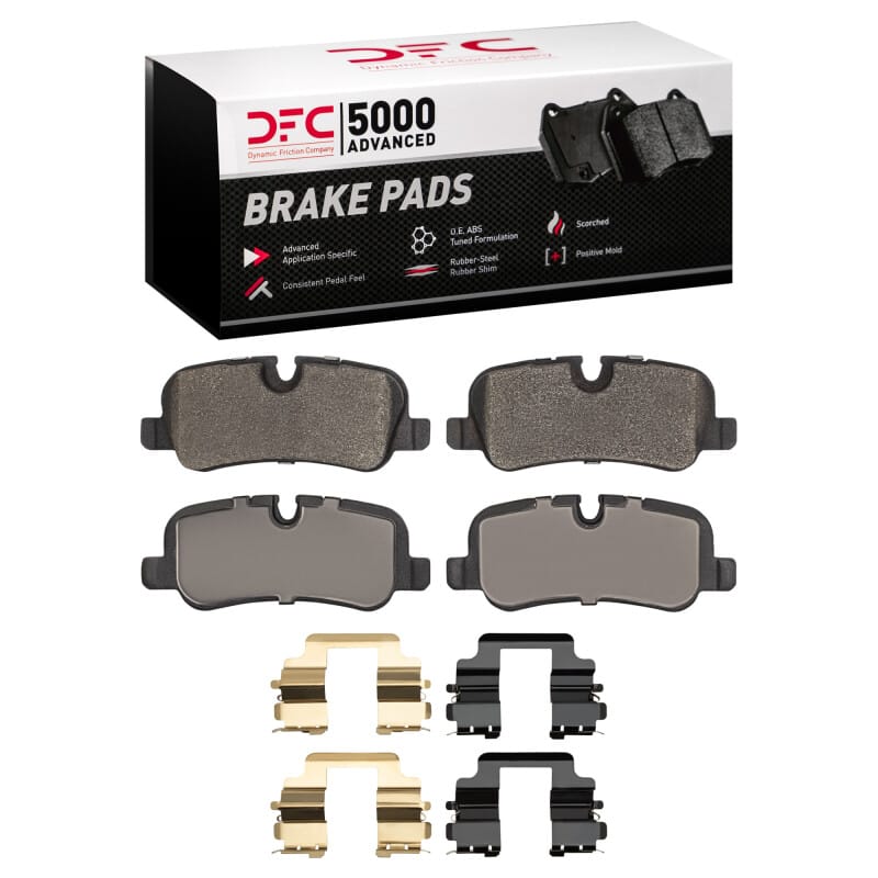 DFC — DFC 10-13 Land Rover Range Rover Sport Rear 5000 Advanced Low Metallic Brake Pads and Hardware Kit
DFC Brake Pad Set